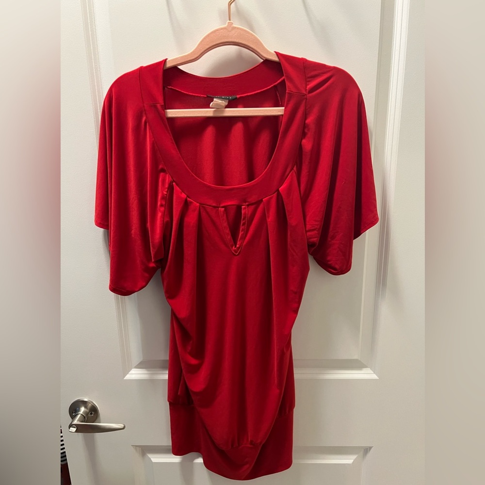 Red blouse
